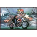  Репродукция картины Дэвида Манна "Buccaneer Biker/Biker Buccaneer" 